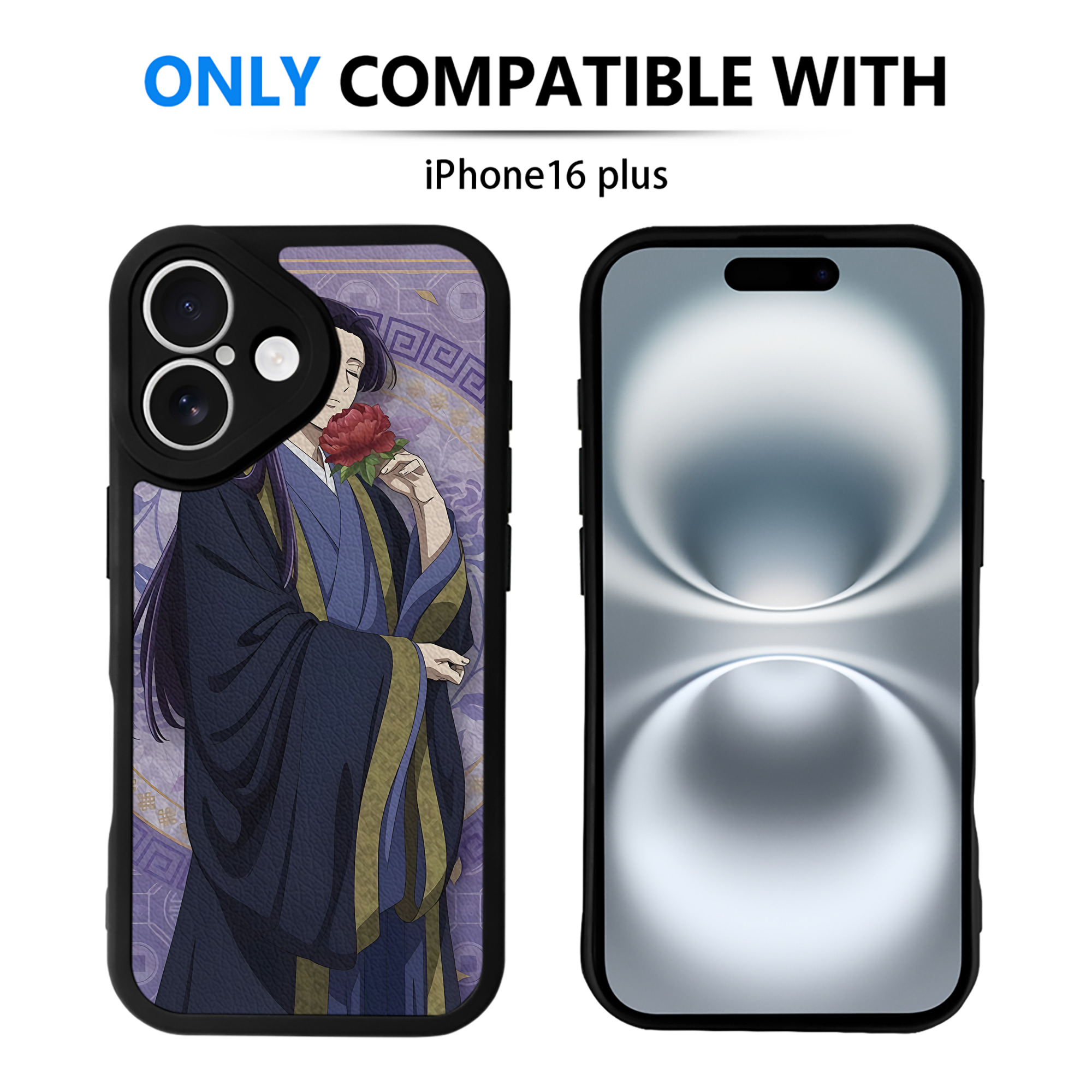 （画像用） 薬屋のひとりごと The Apothecary Diaries 【iPhone 16シリーズ対応】シリコンスマホケース（レザー調） 材質：シリコン